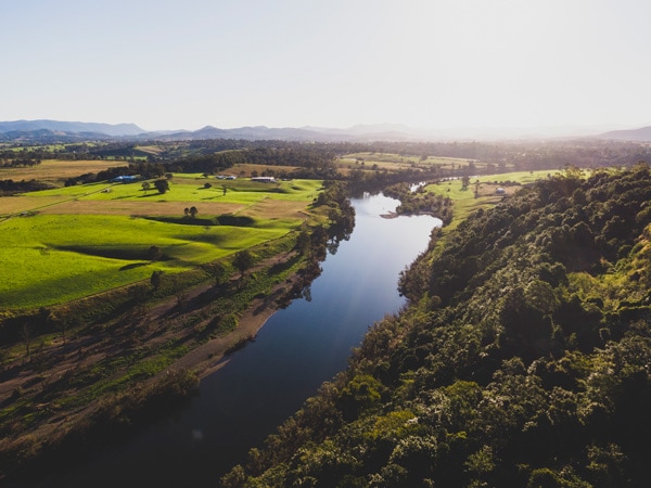 scenic views of the Gloucester River on the Barrington Coast