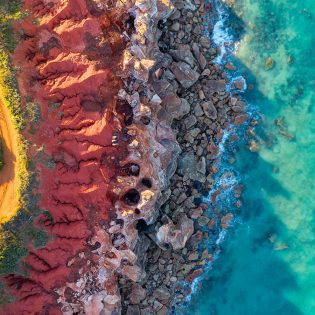 a colourful landscape of Gantheaume Point, Broome