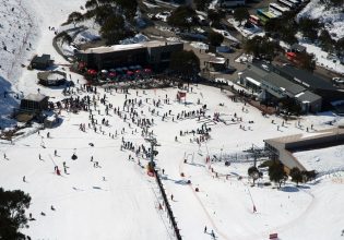 Thredbo Ski Resort from above