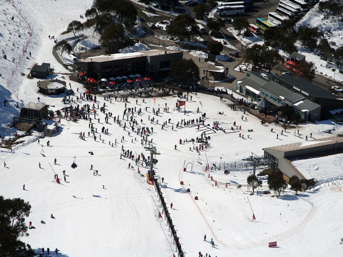 Thredbo Ski Resort from above