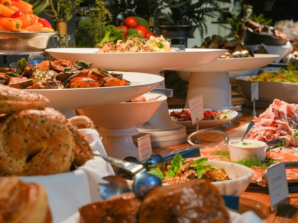 a wide selection of food display at Half Acre, South Melbourne