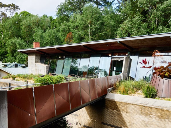 the spa exterior of Hepburn Bathhouse