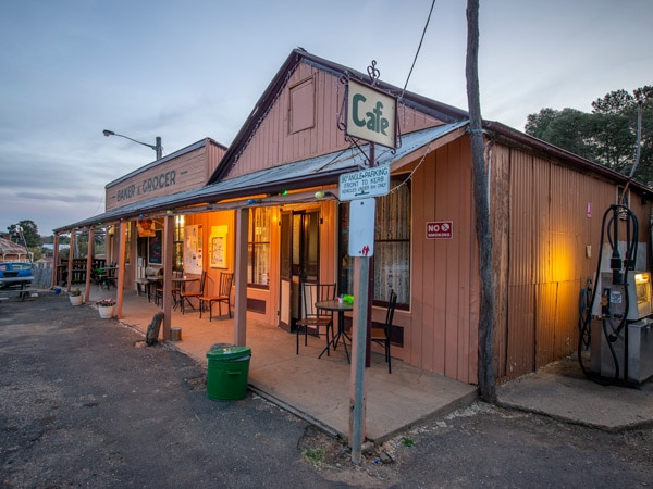 the exterior of Hill End General Store