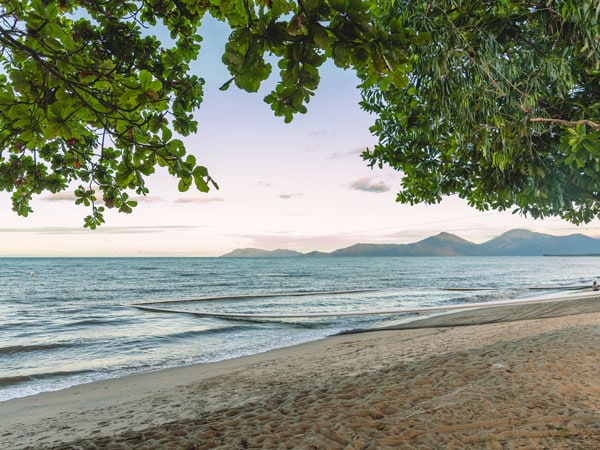 a scenic view of Holloways Beach, Cairns