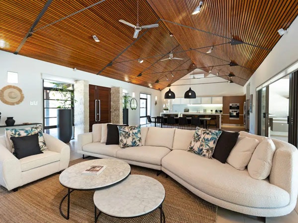 an elegant living room in Luxury on Cable, Broome
