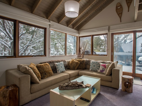 the Merrits View Lounge Room in Thredbo Alpine Resort