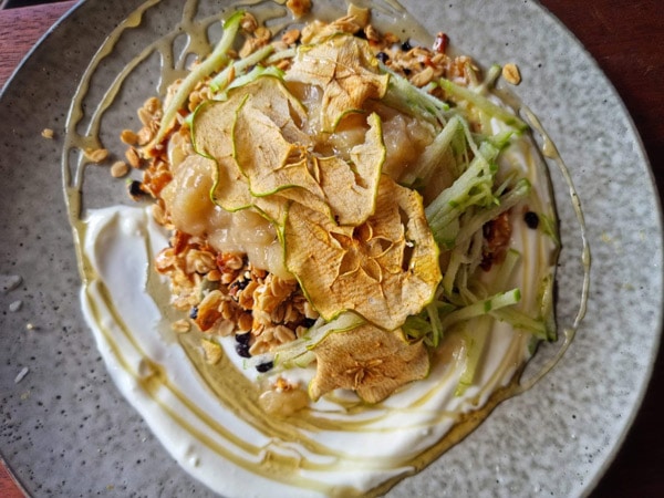 a plate of Irish food at O’Donnells Palm Cove