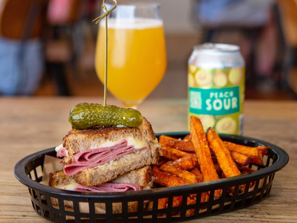 brunch meal at Penny Whistlers, Kiama