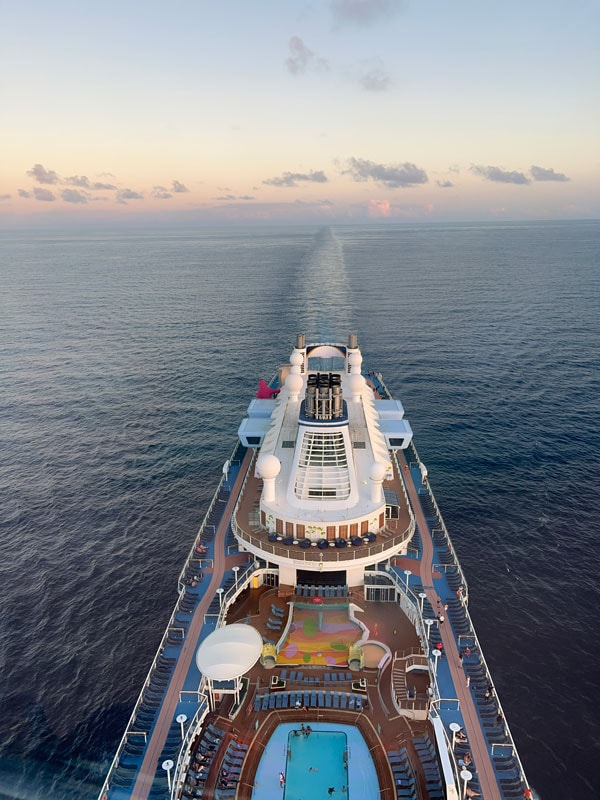 riding the North Star on a sea day at sunset, Royal Caribbean Quantum of the Seas