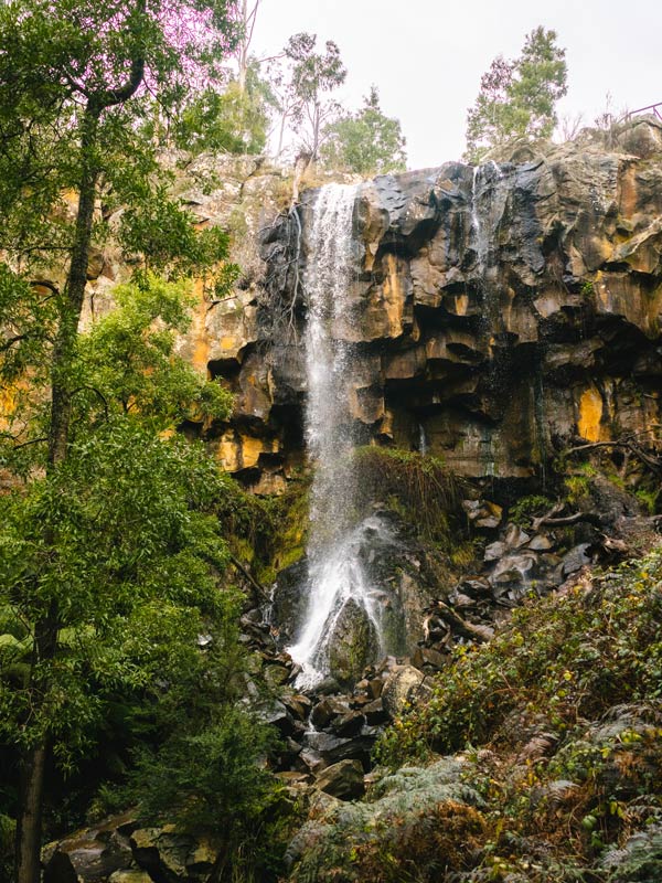 a stunning view of Sailors Falls, Hepburn Springs, Daylesford