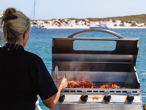 private chef on Luxe Island Seafood Cruise