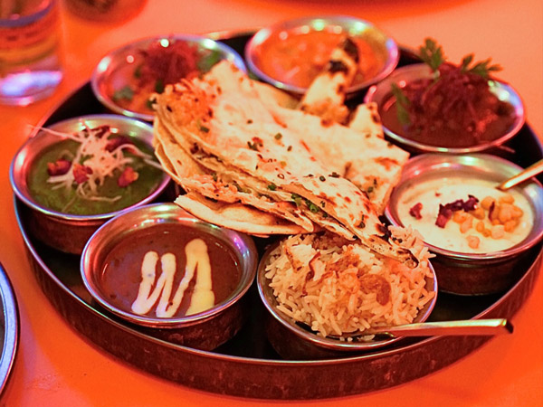 thali at Horn Please, bottomless brunch Melbourne