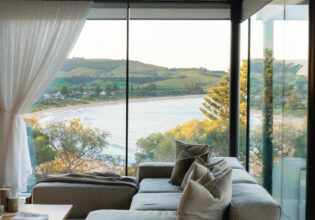 coastal views from the Bunker House, Kiama accommodation