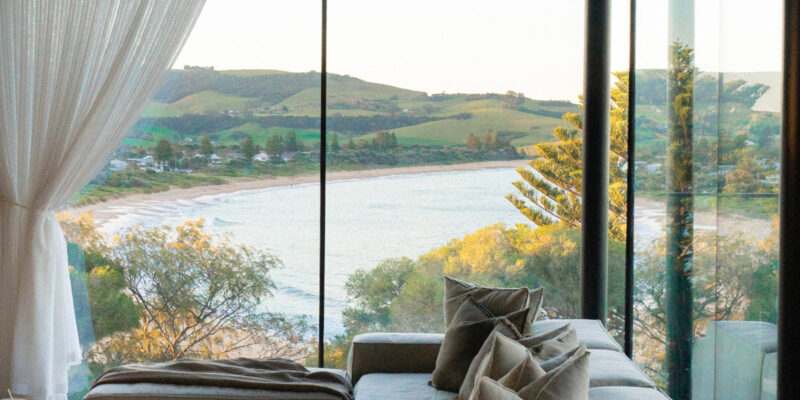 coastal views from the Bunker House, Kiama accommodation