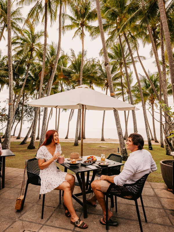 a couple dining at Nu Nu Restaurant, Palm Cove