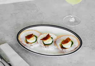 scallops at Vivo Palm Cove