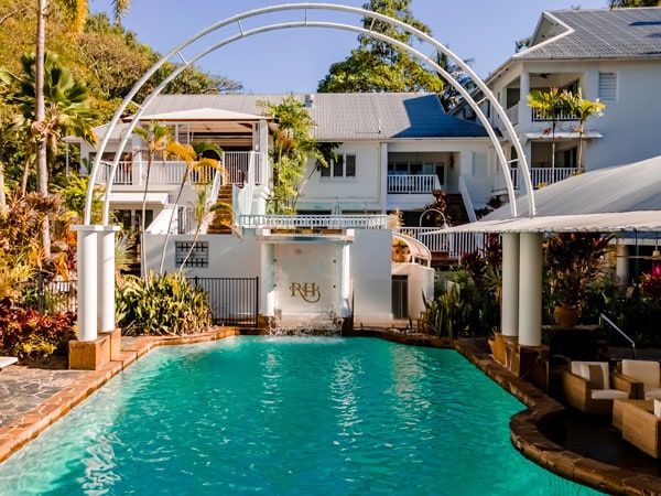 the outdoor pool at The Reef House Boutique Hotel and Spa
