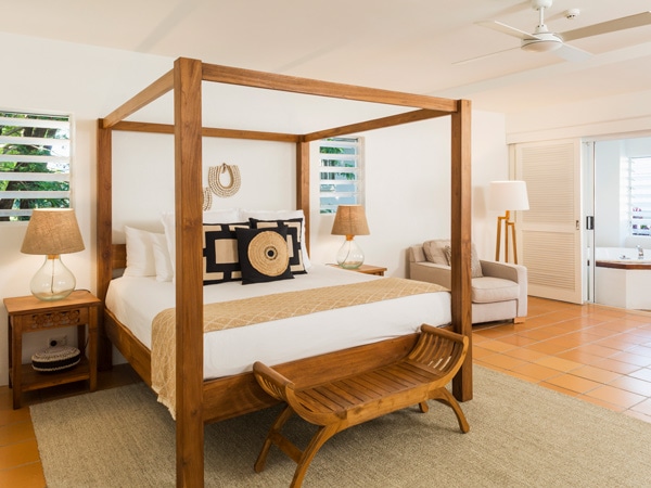 the bedroom at The Reef House Boutique Hotel and Spa