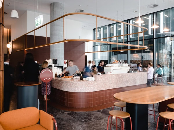the cafe interior of Arc, Canberra