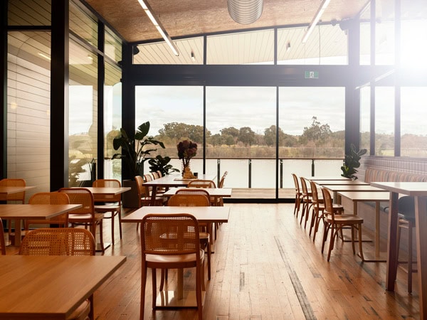 the interior of Café Sosta in Canberra
