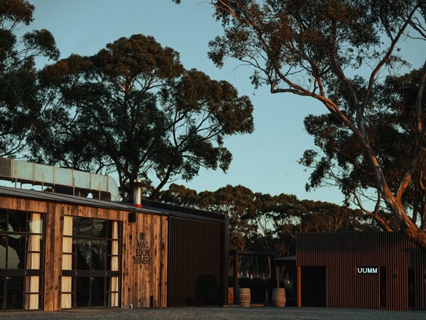 the lush surroundings at Mount Macedon Winery, Daylesford