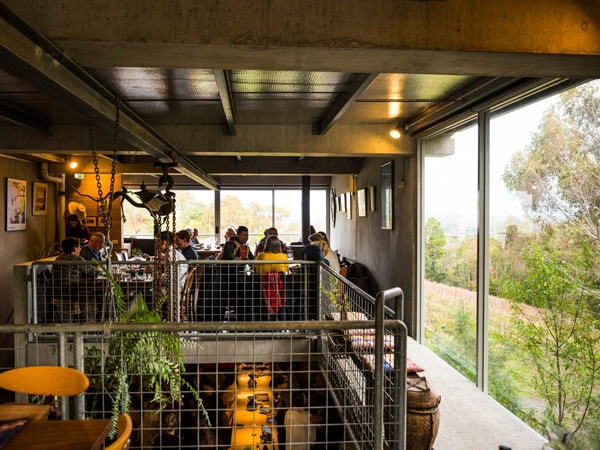 the winery at Mount Towrong Vineyard, Daylesford
