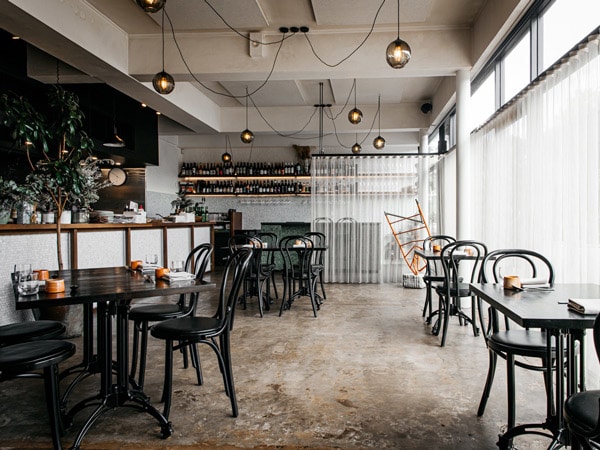 the dining interior of Pilot, Canberra
