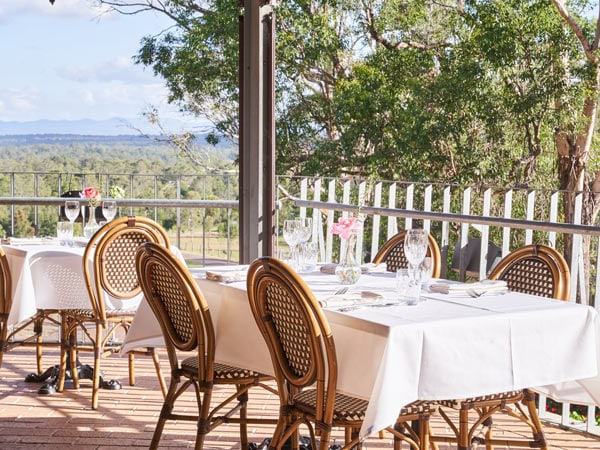an alfresco dining at Restuarant Wandin