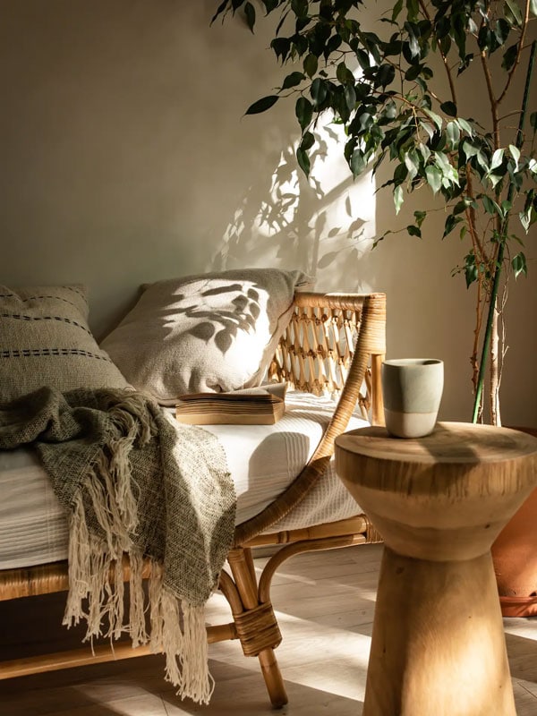 a garden-themed interior at The Kindred, Braddon