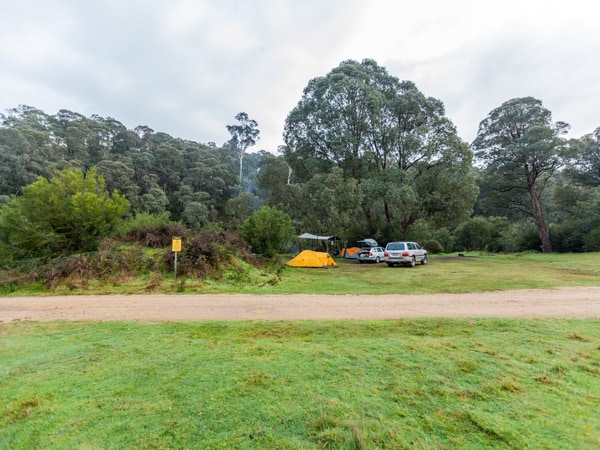 the Tom Groggin campground, Kosciuszko National Park