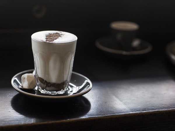 a glass of coffee at Urban Pantry, Canberra
