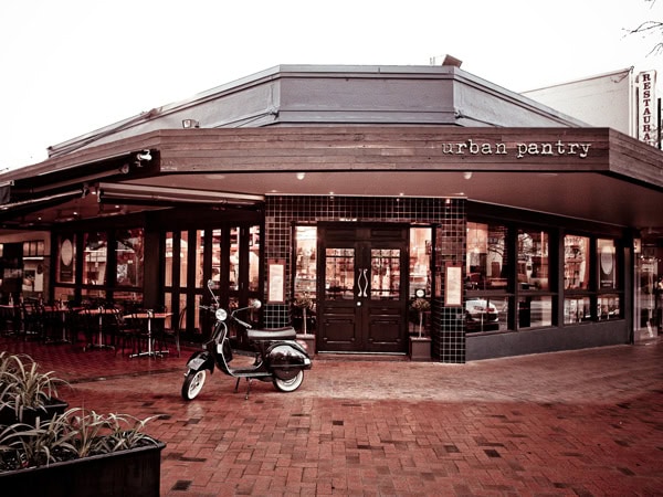 the cafe exterior of Urban Pantry, Canberra