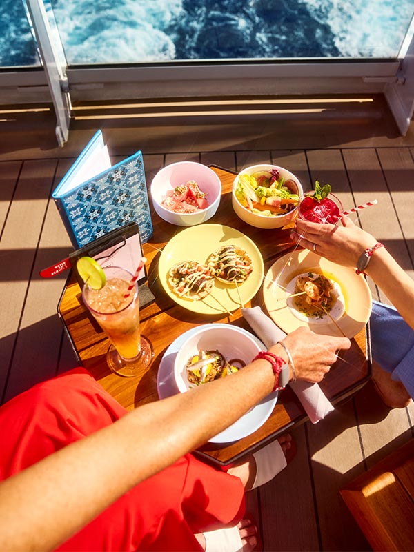 food on board Resilient Lady, Virgin Voyages