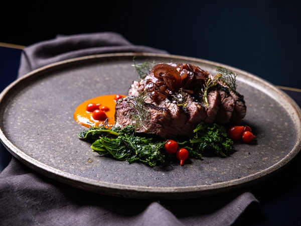 a Wagyu dish at éRemo Restaurant
