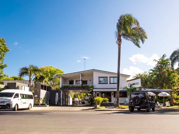 the property exterior at Wake Up Byron Bay