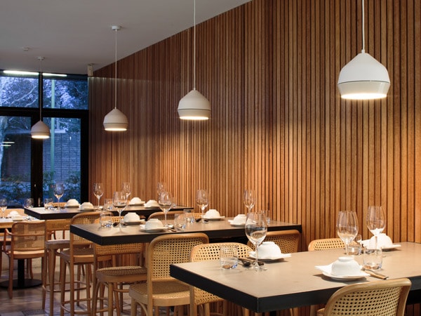an elegant dining interior at XO, Canberra