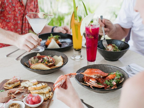 dining at Salsa Bar & Grill, Cairns restaurants