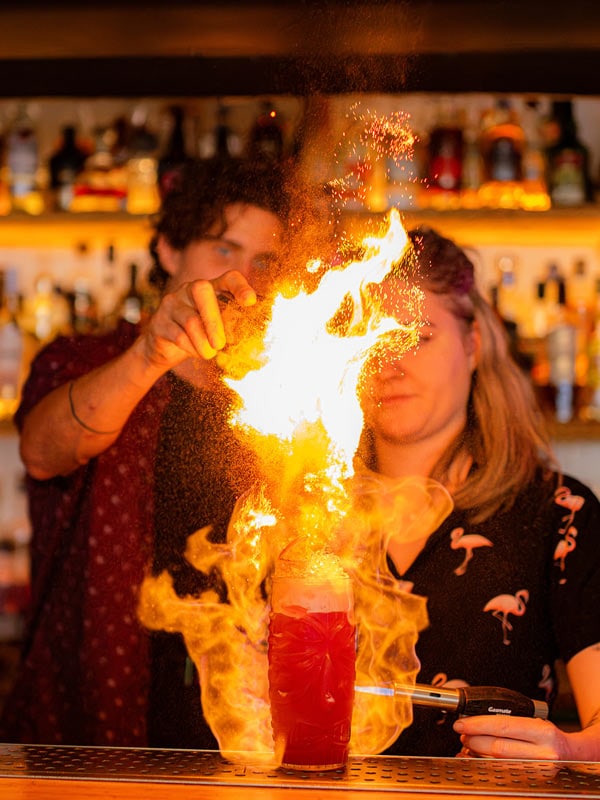 Flamingos Tiki Bar in cairns