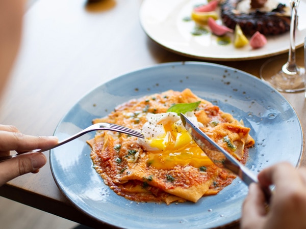 a close-up of dish at Gallura Italian, Tweed Heads