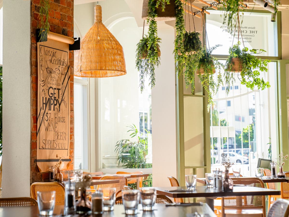 Inside The Chambers Cafe in Cairns