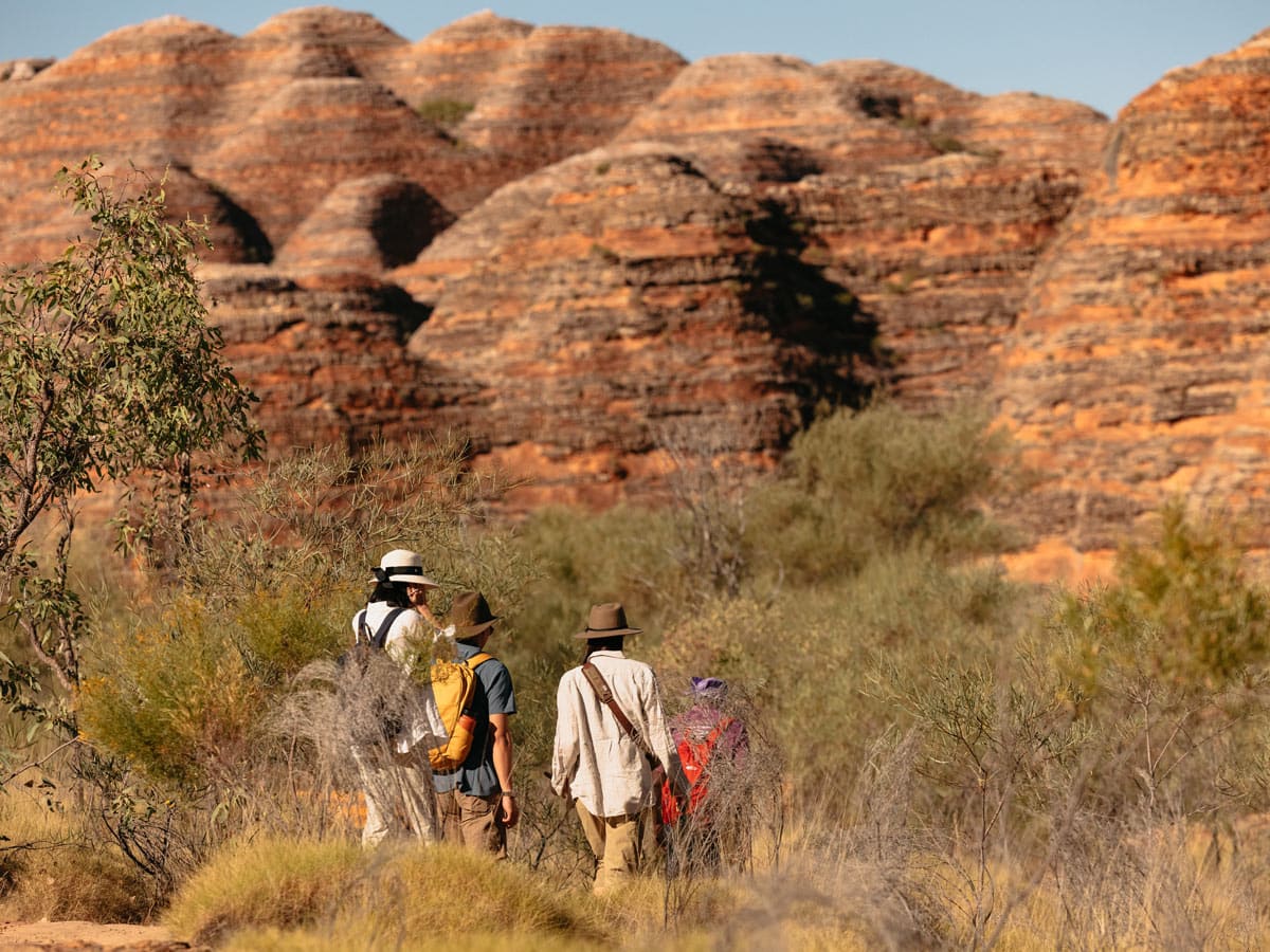 a guided walking and hiking tour at Purnululu National Park