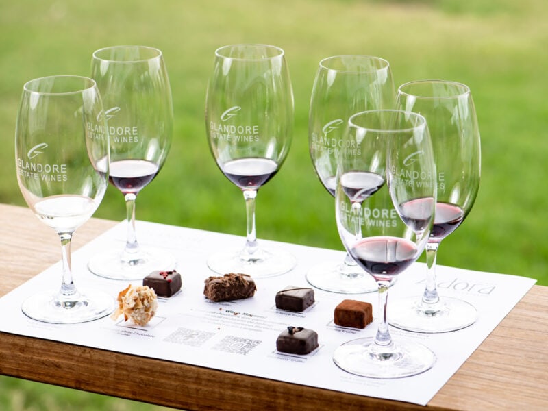 Glandore Estate Wines chocolate and wine pairing experience in the Hunter Valley