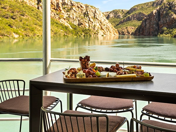 cheese plate on Jetwave Pearl, Horizontal Falls Seaplane Adventures