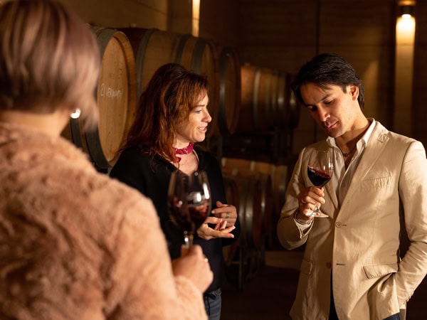 friends wine tasting at Margan Wines and Restaurant, Hunter Valley