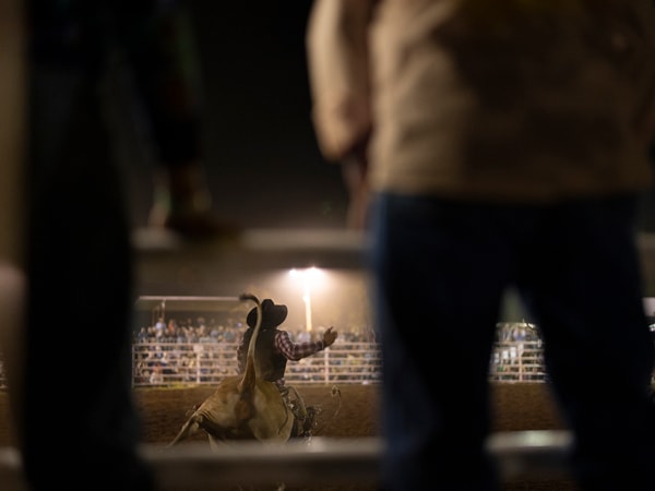 a rodeo event at Ord Valley Muster, Kununurra