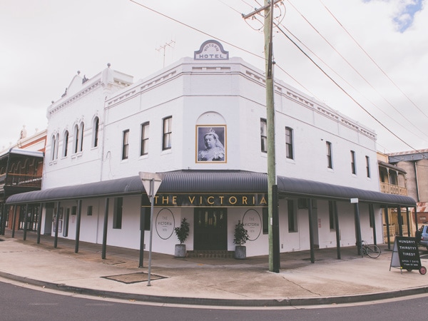 outside the Victoria Building in Bathurst
