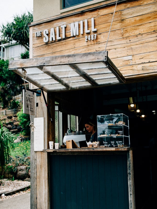 outside of the Salt Mill Cafe, Tweed