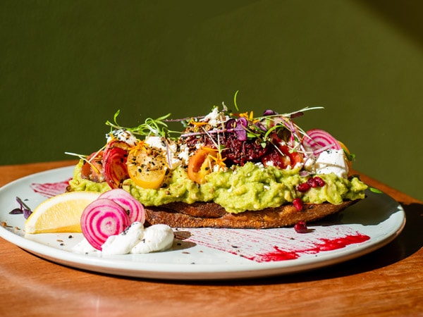 The avocado toast at The Chambers in Cairns