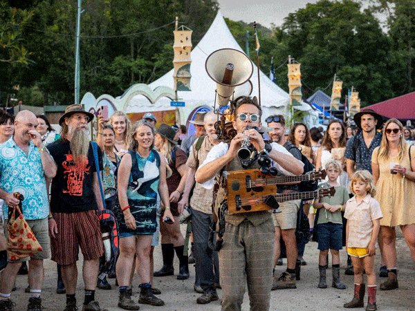 Woodford Folk Festival in Moreton Bay, Queensland