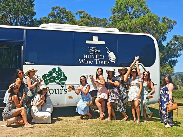 Tastes of the Hunter Wine Tours stopping by Allandale Winery Hunter Valley